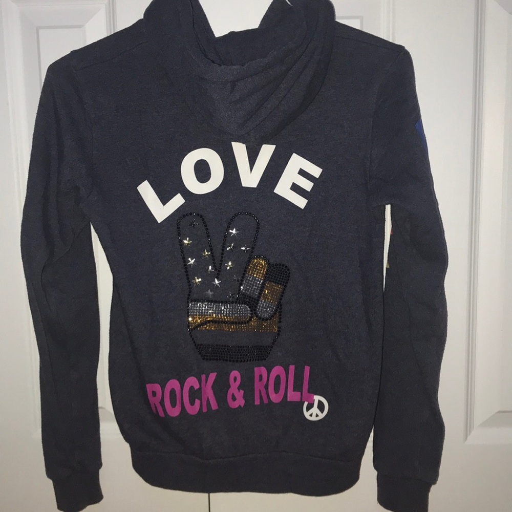 Womans Butter Brand front zip Hoodie